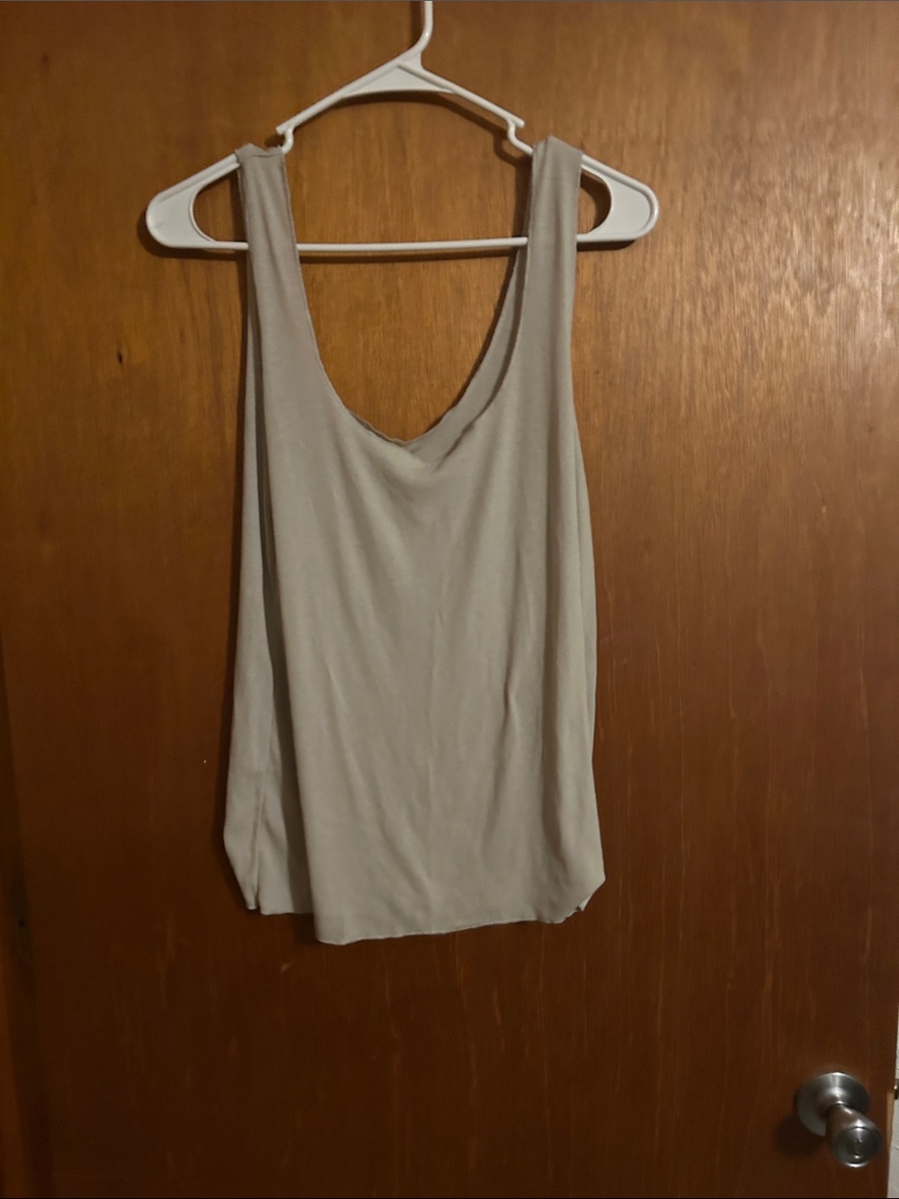 Wishlist Women's Scoop Neck Tank Top - Light Taupe